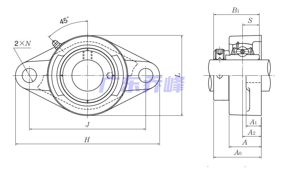 NTN UELFLU211-200D1W3轴承图纸