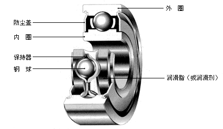 滚动轴承示意图图片